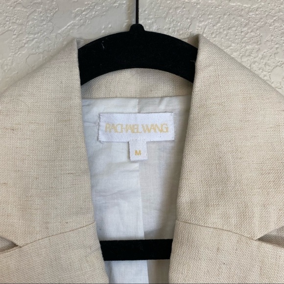 Rachael‎ Wang Oversized oatmeal blazer neutral size medium - Picture 4 of 13